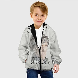 Куртка с капюшоном детская Sherlock, цвет: 3D-черный — фото 2