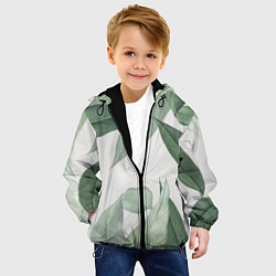 Куртка с капюшоном детская Из тропиков, цвет: 3D-черный — фото 2
