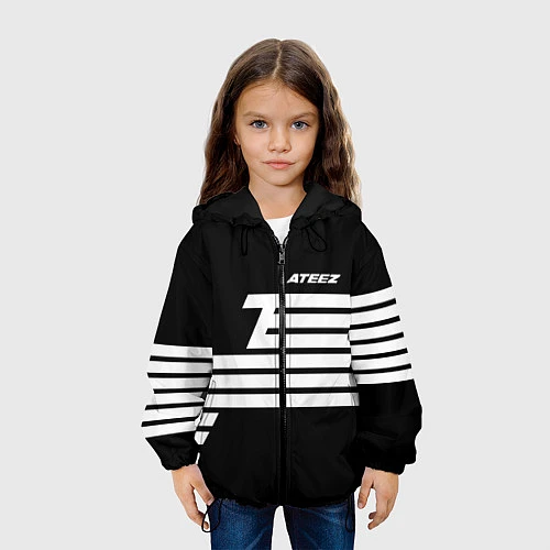Детская куртка Ateez / 3D-Черный – фото 3