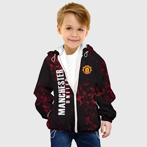 Детская куртка Manchester United / 3D-Белый – фото 4