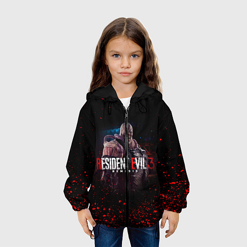 Детская куртка RESIDENT EVIL 3 / 3D-Черный – фото 3