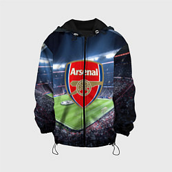 Куртка с капюшоном детская FC Arsenal, цвет: 3D-черный