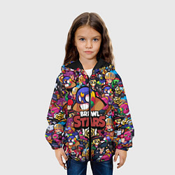 Куртка с капюшоном детская BRAWL STARS EL PRIMO, цвет: 3D-черный — фото 2