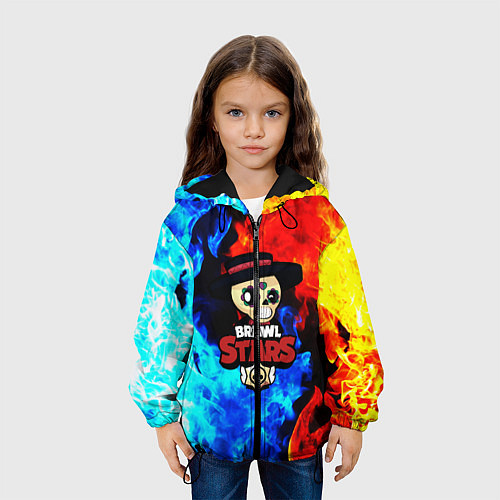 Детская куртка Brawl Stars Poko / 3D-Черный – фото 3
