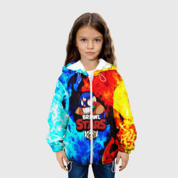 Куртка с капюшоном детская Brawl Stars El Primo, цвет: 3D-белый — фото 2