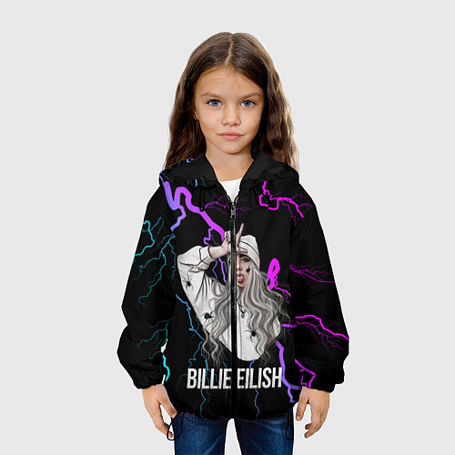Детская куртка BILLIE EILISH / 3D-Черный – фото 3