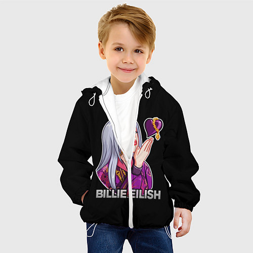 Детская куртка BILLIE EILISH / 3D-Белый – фото 4