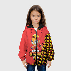 Куртка с капюшоном детская BRAWL STARS MAX, цвет: 3D-черный — фото 2