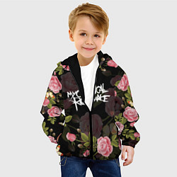 Куртка с капюшоном детская My Chemical Romance, цвет: 3D-черный — фото 2