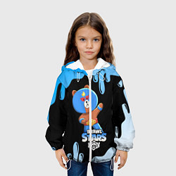 Куртка с капюшоном детская BRAWL STARS EL BROWN, цвет: 3D-белый — фото 2