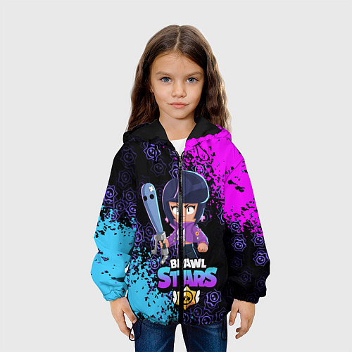 Детская куртка BRAWL STARS BIBI / 3D-Черный – фото 3