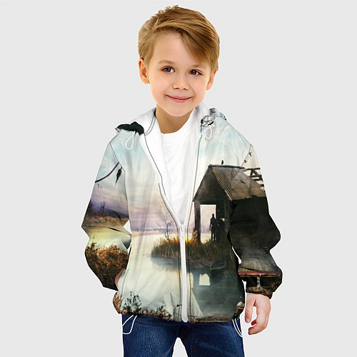 Детская куртка STALKER / 3D-Белый – фото 4