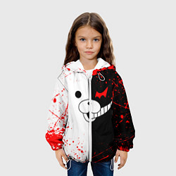 Куртка с капюшоном детская MONOKUMA, цвет: 3D-белый — фото 2