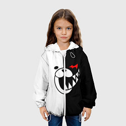Куртка с капюшоном детская MONOKUMA КАПЮШОН, цвет: 3D-белый — фото 2