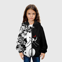 Куртка с капюшоном детская Monokuma, цвет: 3D-черный — фото 2