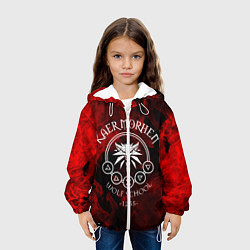 Куртка с капюшоном детская ВЕДЬМАК, цвет: 3D-белый — фото 2