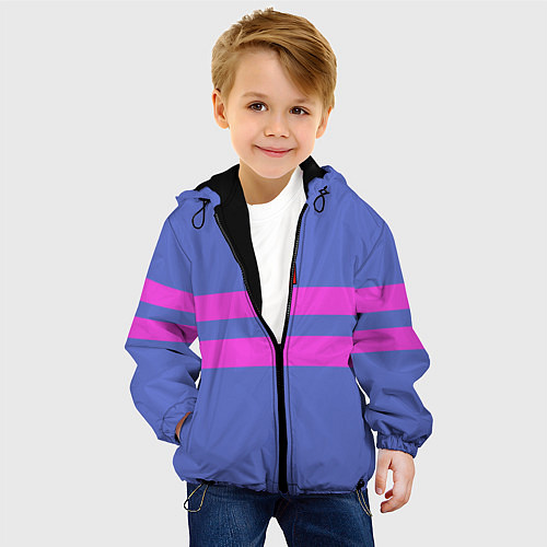 Детская куртка UNDERTALE FRISK ФРИСК / 3D-Черный – фото 4