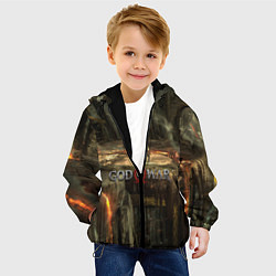 Куртка с капюшоном детская GOD OF WAR, цвет: 3D-черный — фото 2