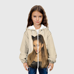 Куртка с капюшоном детская Ariana Grande Ариана Гранде, цвет: 3D-белый — фото 2