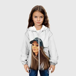 Куртка с капюшоном детская Ariana Grande Ариана Гранде, цвет: 3D-белый — фото 2