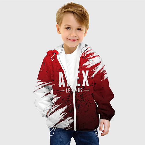 Детская куртка APEX LEGENDS / 3D-Белый – фото 4