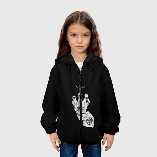 Детская куртка Выжигющий Искру / 3D-Черный – фото 3