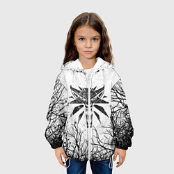 Куртка с капюшоном детская ВЕДЬМАК, цвет: 3D-белый — фото 2