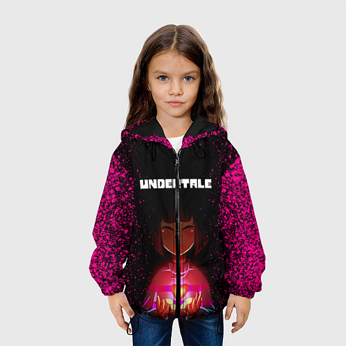 Детская куртка UNDERTALE FRISK / 3D-Черный – фото 3