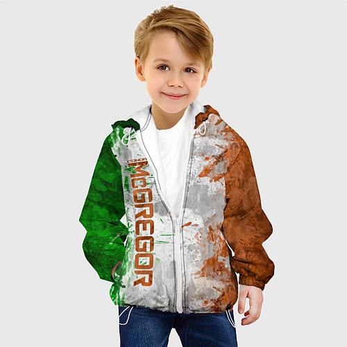 Детская куртка Конор МакГрегор / 3D-Белый – фото 4