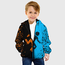 Куртка с капюшоном детская Portal, цвет: 3D-черный — фото 2