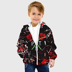 Куртка с капюшоном детская Payton Moormeier: TikTok, цвет: 3D-белый — фото 2