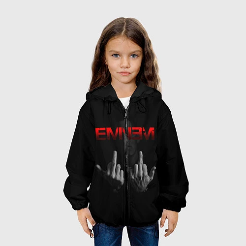 Детская куртка EMINEM / 3D-Черный – фото 3
