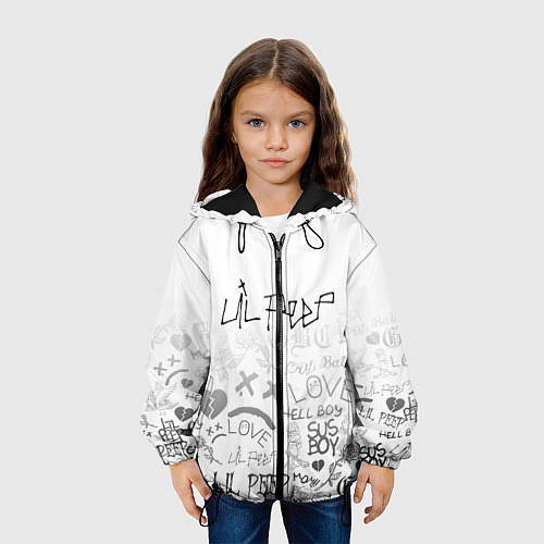 Детская куртка LIL PEEP / 3D-Черный – фото 3