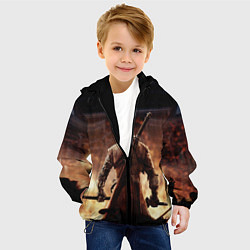 Куртка с капюшоном детская Sekiro shadows die twice, цвет: 3D-черный — фото 2