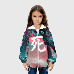 Куртка с капюшоном детская Sekiro shadows die twice, цвет: 3D-белый — фото 2