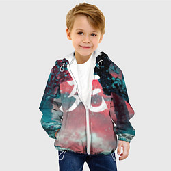 Куртка с капюшоном детская Sekiro shadows die twice, цвет: 3D-белый — фото 2