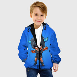 Куртка с капюшоном детская Бравл старс Нита, цвет: 3D-черный — фото 2
