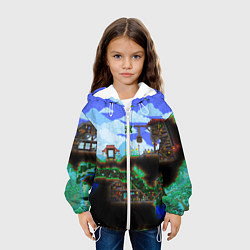 Куртка с капюшоном детская TERRARIA EXCLUSIVE, цвет: 3D-белый — фото 2