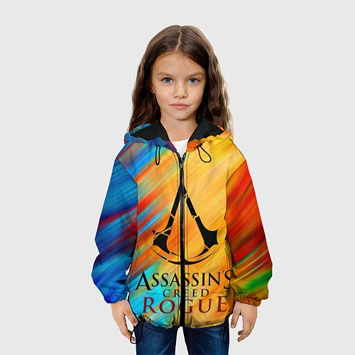 Детская куртка Assassin's Creed: Rogue / 3D-Черный – фото 3