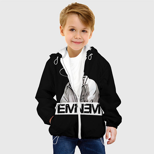 Детская куртка Eminem / 3D-Белый – фото 4