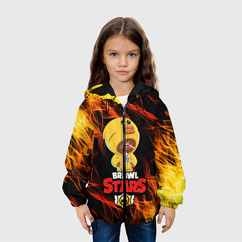 Детская куртка BRAWL STARS SALLY LEON / 3D-Черный – фото 3