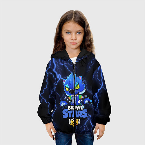 Детская куртка Brawl Stars LEON / 3D-Черный – фото 3