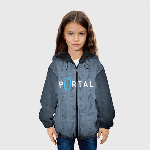 Детская куртка PORTAL / 3D-Черный – фото 3