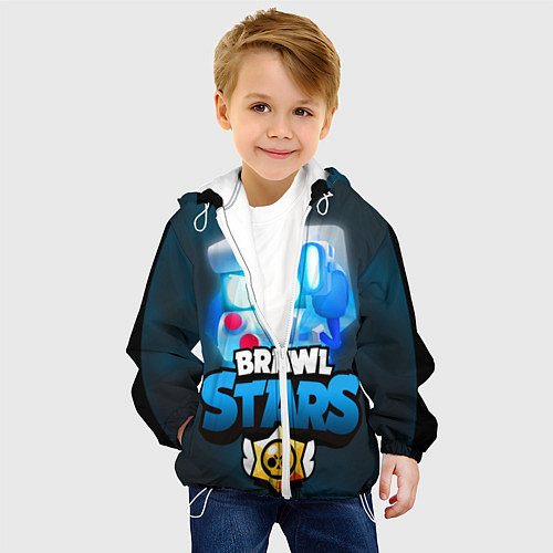 Детская куртка BRAWL STARS 8 BIT / 3D-Белый – фото 4