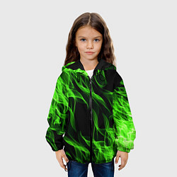 Куртка с капюшоном детская TOXIC FLAME, цвет: 3D-черный — фото 2