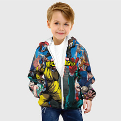 Куртка с капюшоном детская My Hero Academia все герои, цвет: 3D-белый — фото 2
