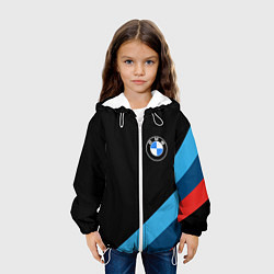 Куртка с капюшоном детская BMW, цвет: 3D-белый — фото 2