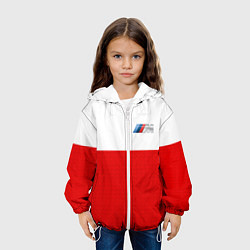Куртка с капюшоном детская BMW, цвет: 3D-белый — фото 2
