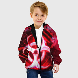 Куртка с капюшоном детская Plague Inc LB Oko, цвет: 3D-черный — фото 2