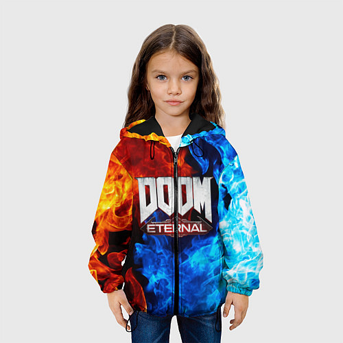 Детская куртка DOOM ETERNAL / 3D-Черный – фото 3